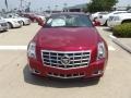 2012 Crystal Red Tintcoat Cadillac CTS Coupe  photo #7