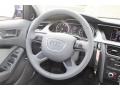 Titanium Gray 2013 Audi A4 2.0T quattro Sedan Steering Wheel