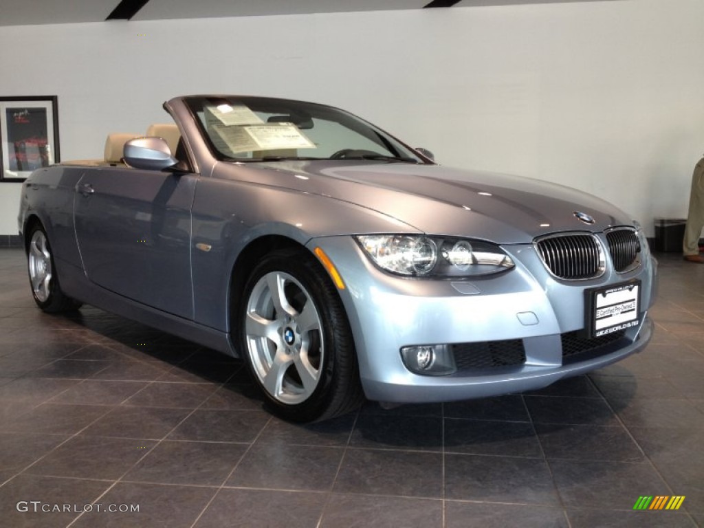 2010 3 Series 328i Convertible - Blue Water Metallic / Cream Beige photo #3