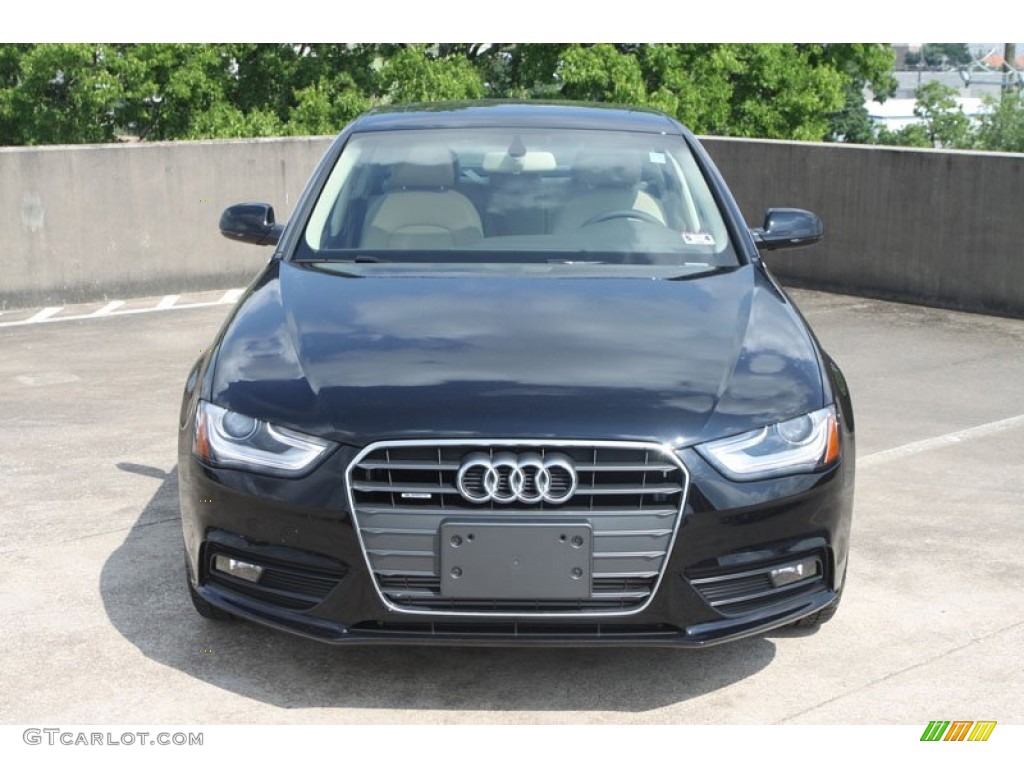 2013 A4 2.0T quattro Sedan - Brilliant Black / Velvet Beige/Moor Brown photo #2