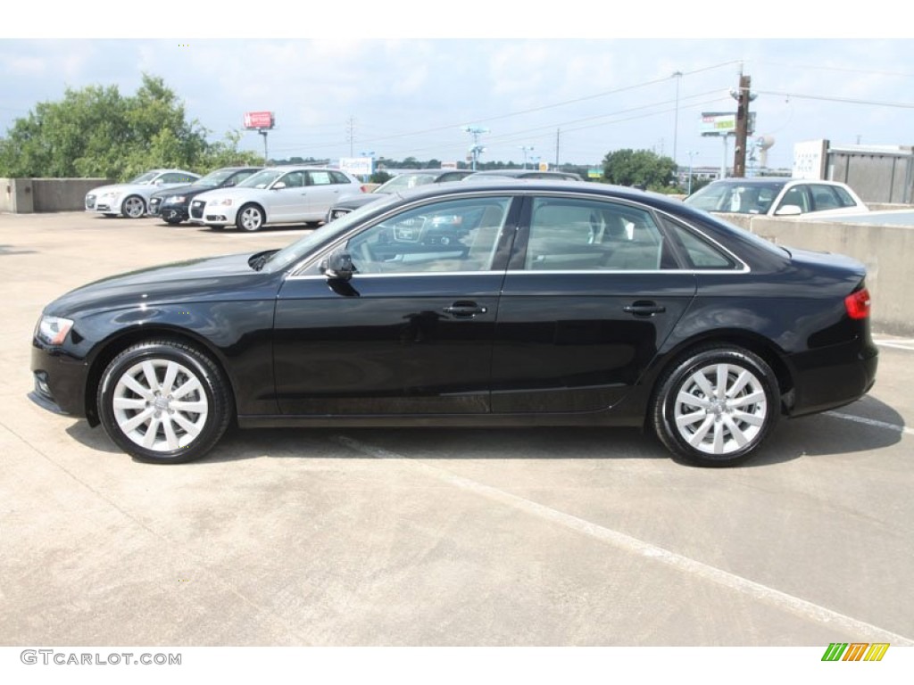 Brilliant Black 2013 Audi A4 2.0T quattro Sedan Exterior Photo #67356353
