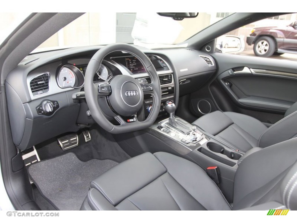 Black Interior 2013 Audi S5 3.0 TFSI quattro Coupe Photo #67356747