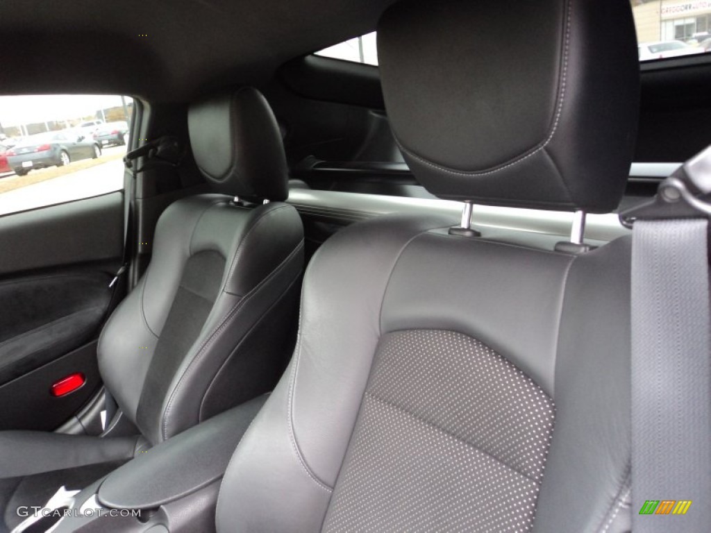 Black Leather Interior 2009 Nissan 370Z Sport Touring Coupe Photo #67356827