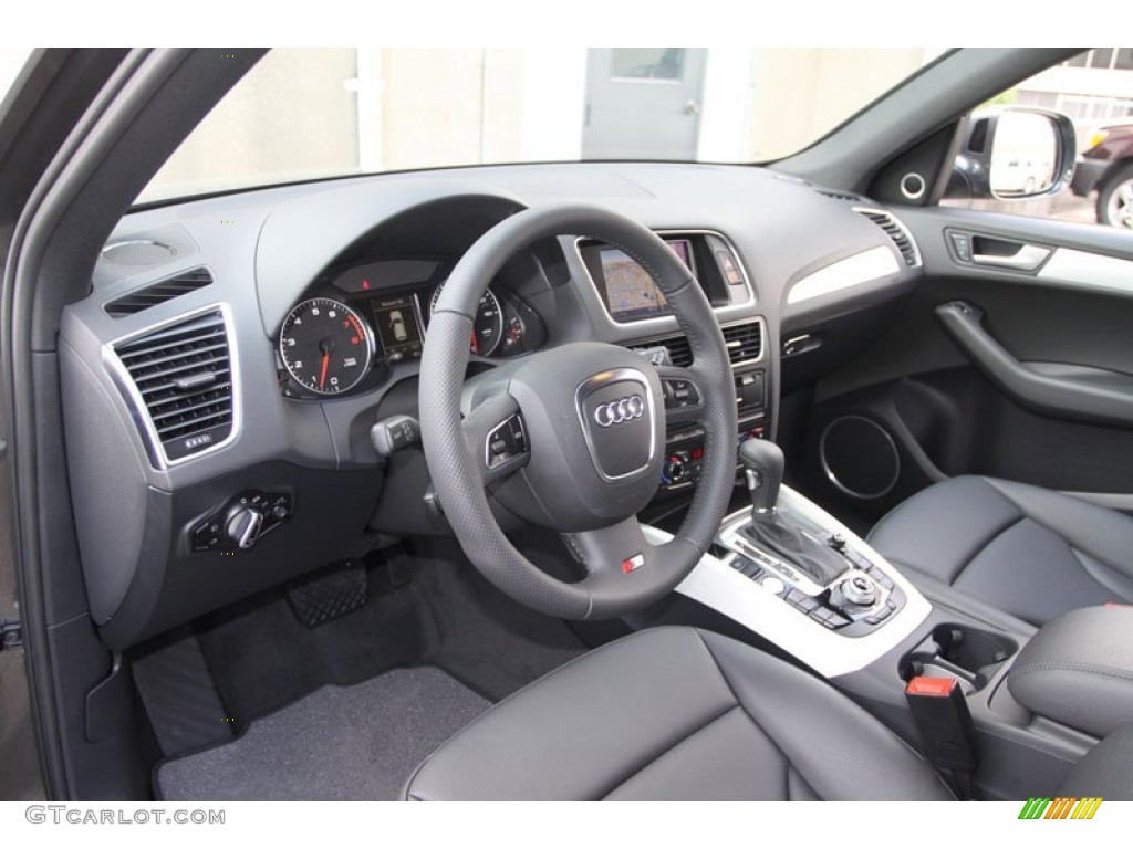 Black Interior 2012 Audi Q5 3.2 FSI quattro Photo #67357874