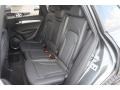 2012 Audi Q5 Black Interior Rear Seat Photo