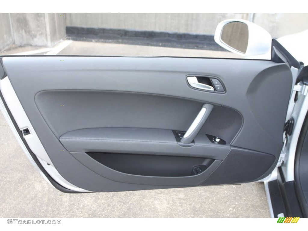 2012 Audi TT 2.0T quattro Roadster Black Door Panel Photo #67358420