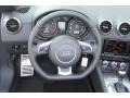 2012 Audi TT Black Interior Steering Wheel Photo