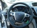 Medium Light Stone Steering Wheel Photo for 2013 Ford Escape #67358546