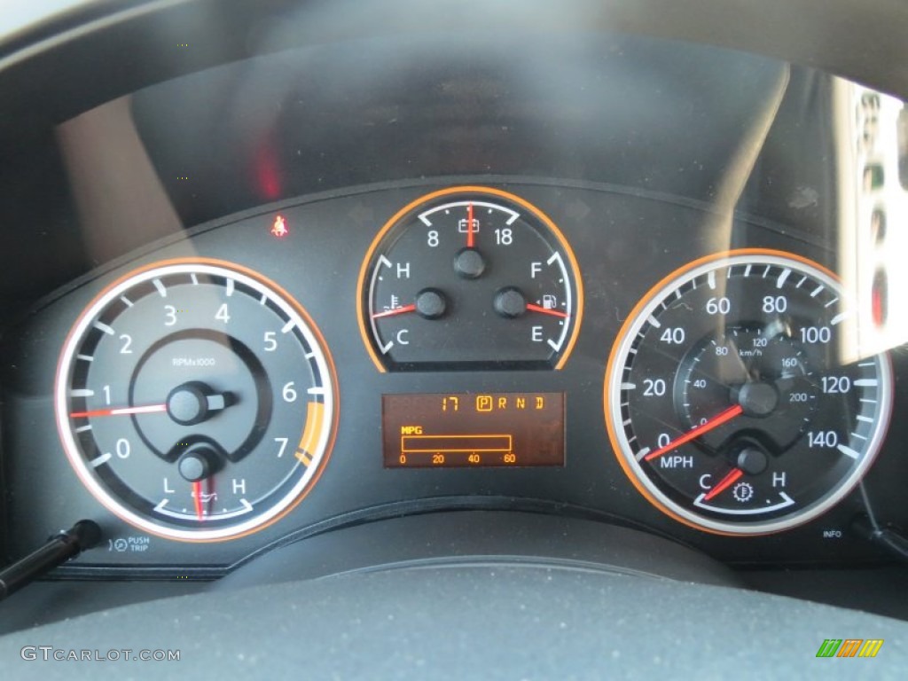 2012 Nissan Titan SV Heavy Metal Chrome Edition Crew Cab Gauges Photos