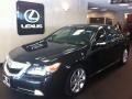 2009 Crystal Black Pearl Acura RL 3.7 AWD Sedan  photo #3