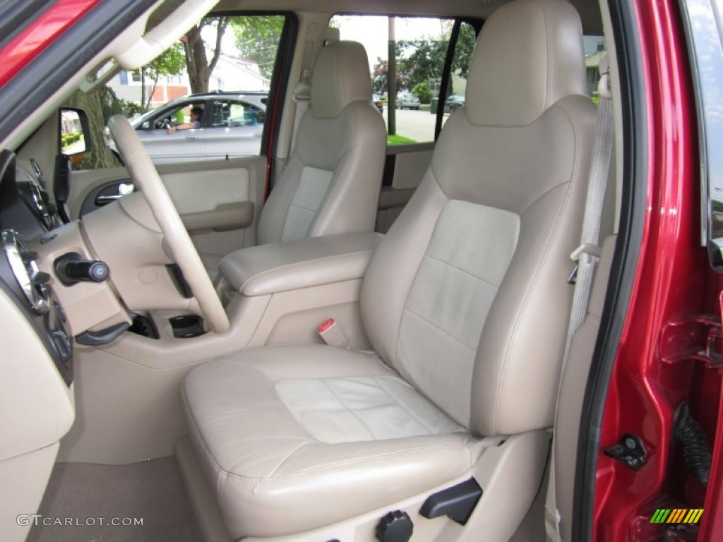 Medium Parchment Interior 2005 Ford Expedition Eddie Bauer 4x4 Photo #67364063