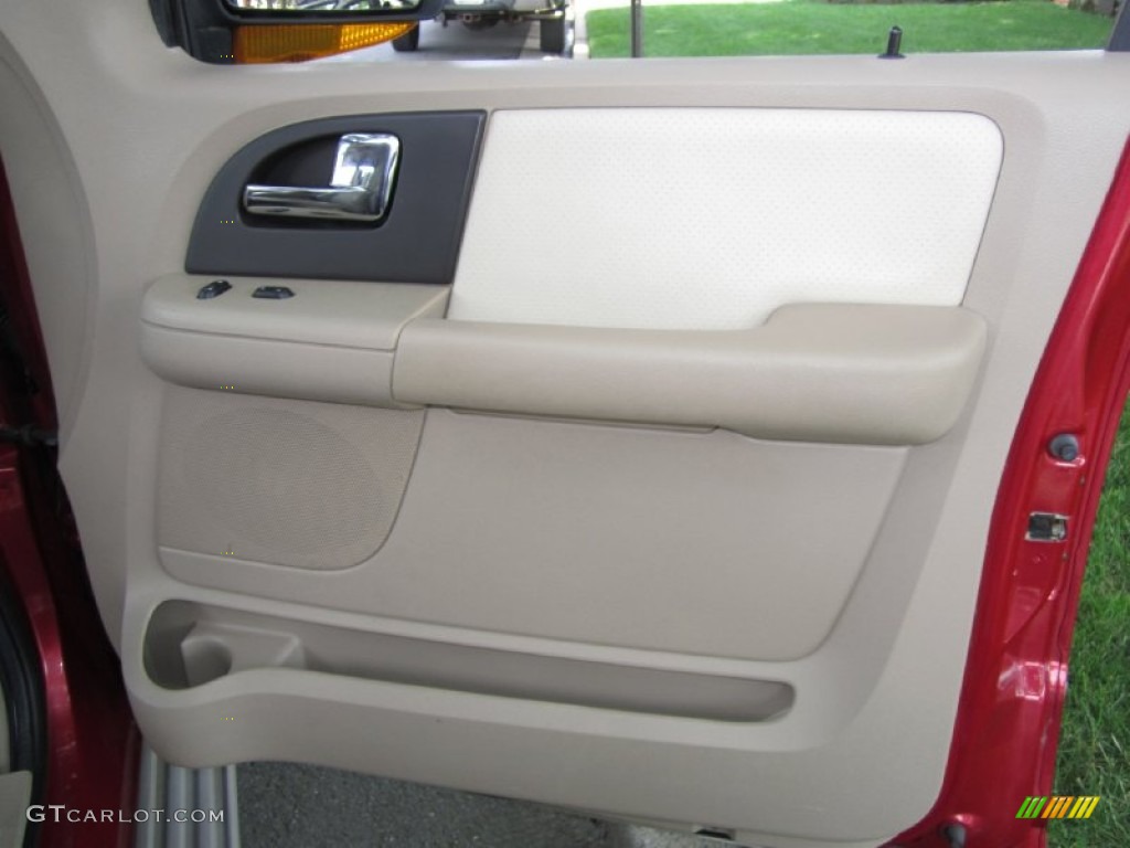 2005 Ford Expedition Eddie Bauer 4x4 Medium Parchment Door Panel Photo #67364222