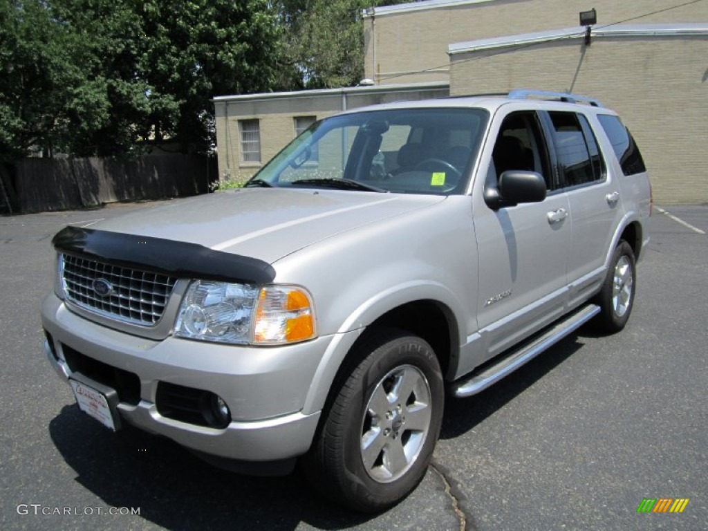 2004 Explorer Limited AWD - Silver Birch Metallic / Midnight Grey photo #2