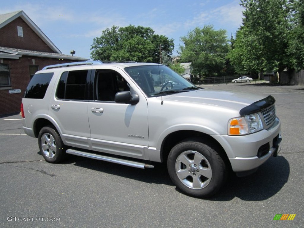 2004 Explorer Limited AWD - Silver Birch Metallic / Midnight Grey photo #10