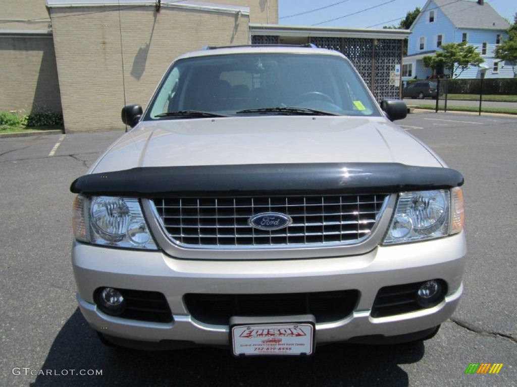 2004 Explorer Limited AWD - Silver Birch Metallic / Midnight Grey photo #12