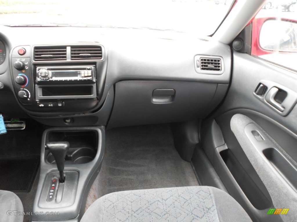 2000 Civic EX Coupe - Milano Red / Dark Gray photo #19