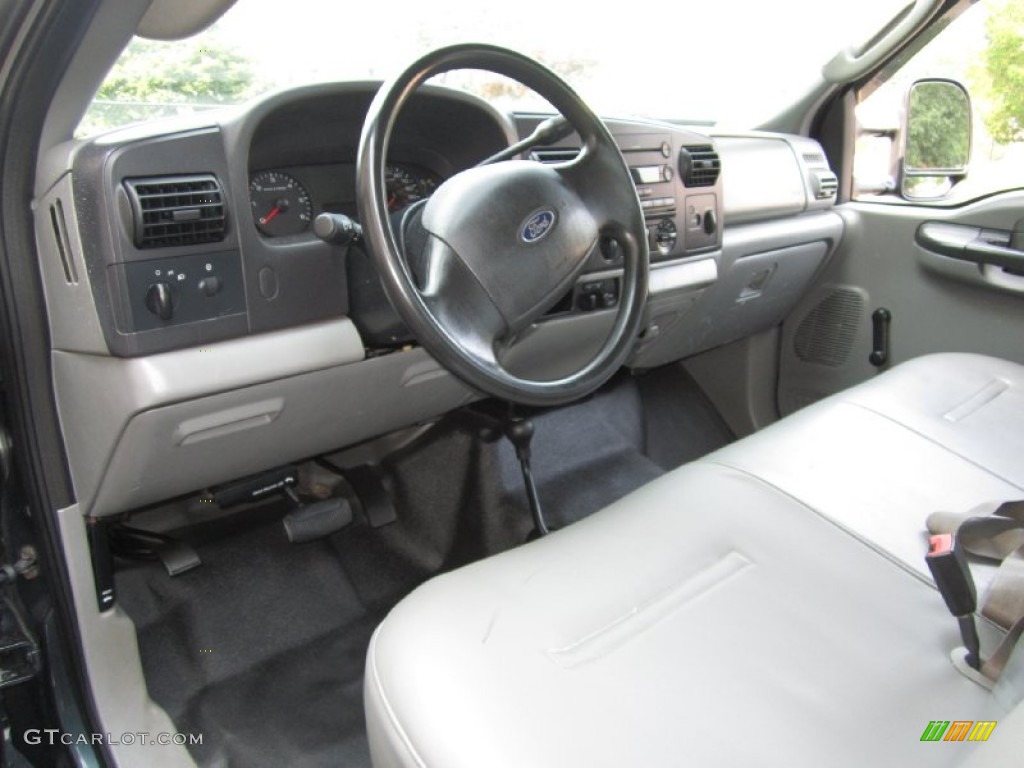 2005 Ford F250 Super Duty FX4 Regular Cab 4x4 Medium Flint Dashboard Photo #67365686