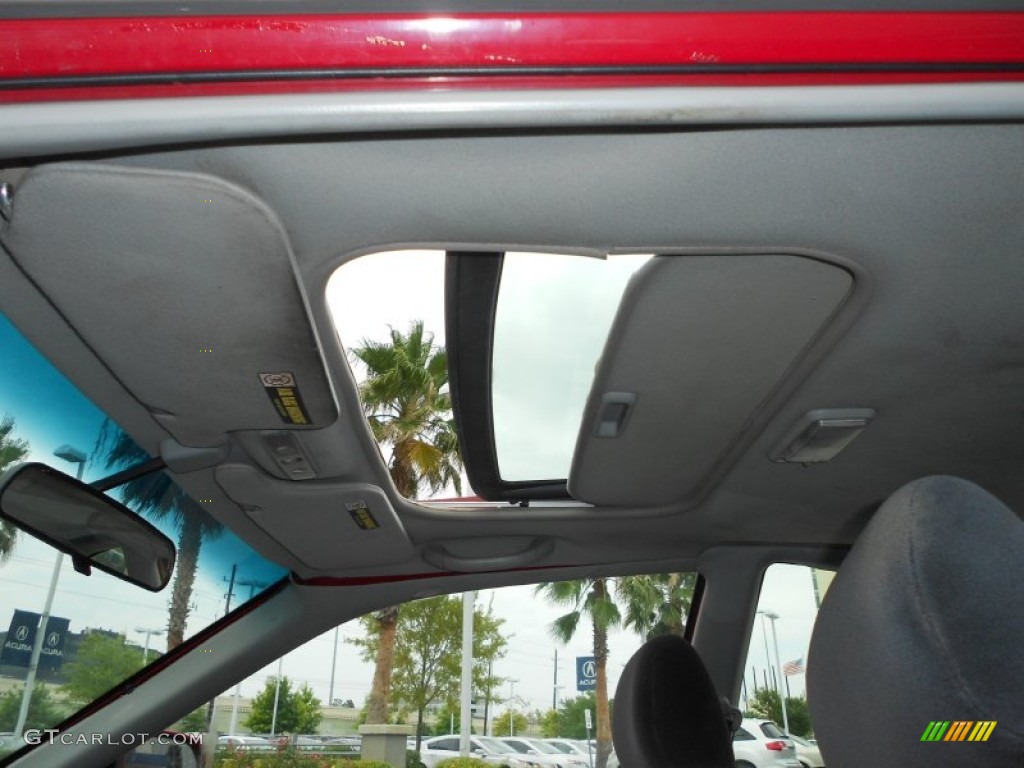 2000 Civic EX Coupe - Milano Red / Dark Gray photo #27