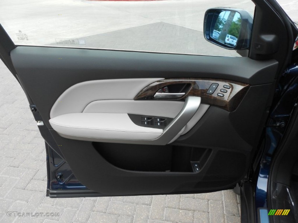 2012 Acura MDX SH-AWD Advance Taupe Door Panel Photo #67367861