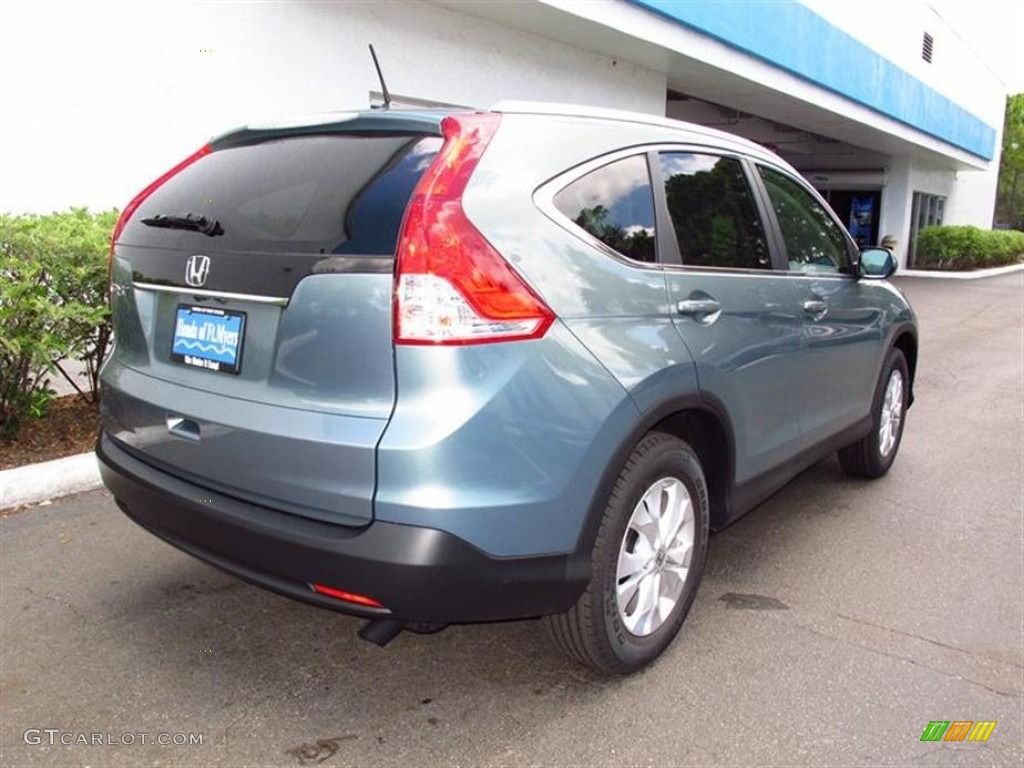 2012 CR-V EX-L - Opal Sage Metallic / Beige photo #3