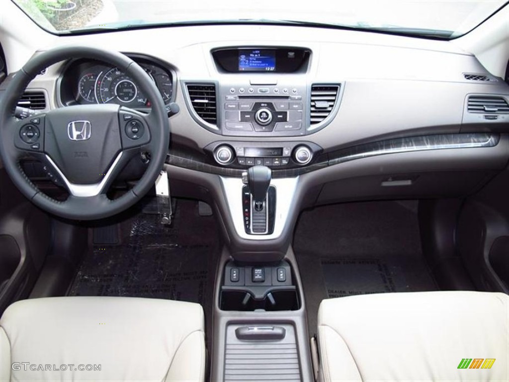 2012 Honda CR-V EX-L Beige Dashboard Photo #67369196