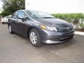 2012 Polished Metal Metallic Honda Civic LX Sedan  photo #1