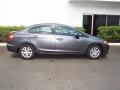 2012 Polished Metal Metallic Honda Civic LX Sedan  photo #2