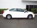 Taffeta White - Civic LX Sedan Photo No. 2