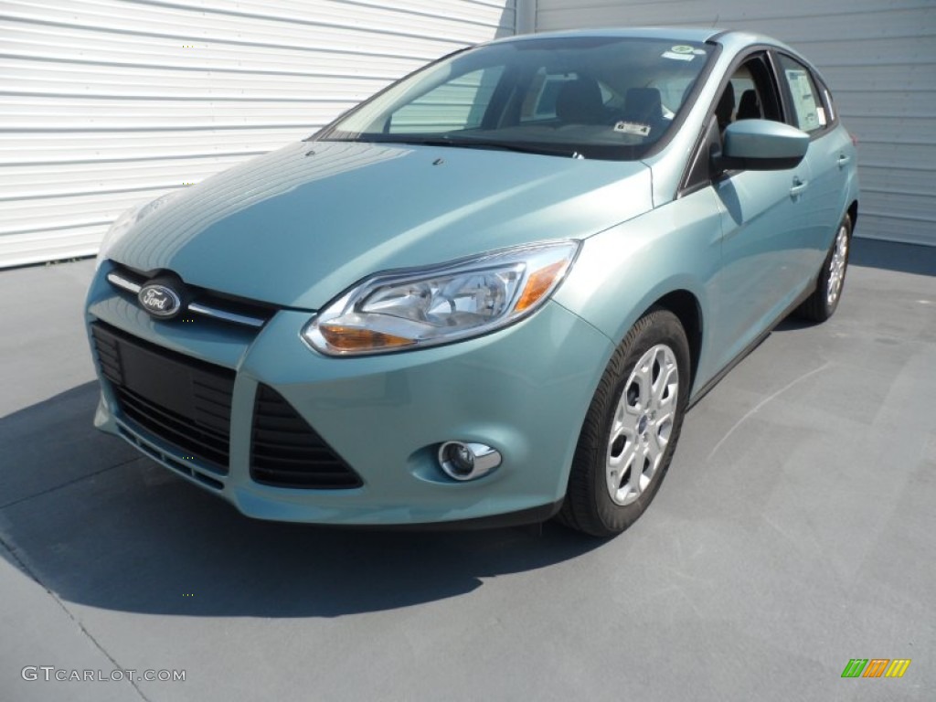 Frosted Glass Metallic 2012 Ford Focus SE 5-Door Exterior Photo #67369808