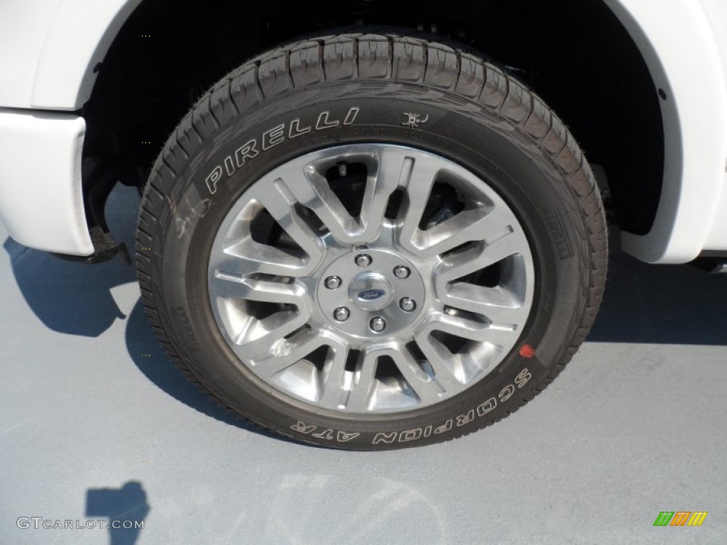 2012 Ford F150 Platinum SuperCrew 4x4 Wheel Photo #67370693