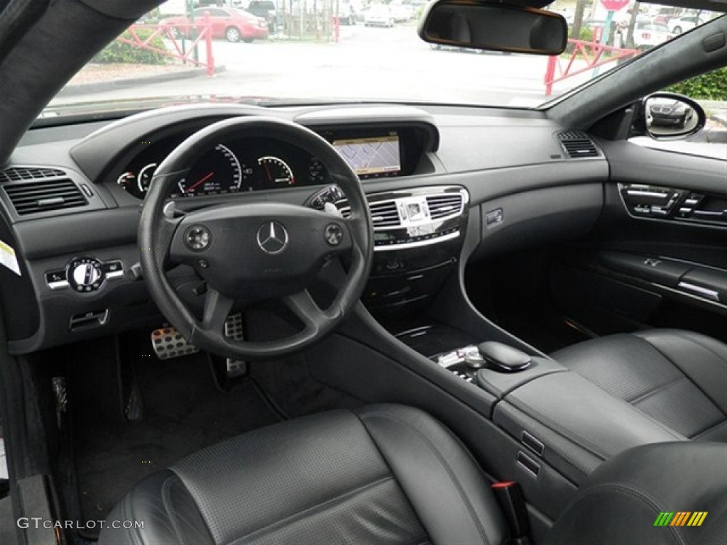 Black Interior 2008 Mercedes-Benz CL 63 AMG Photo #67370702