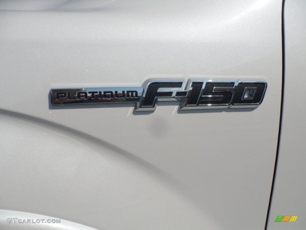 2012 F150 Platinum SuperCrew 4x4 - White Platinum Metallic Tri-Coat / Platinum Steel Gray/Black Leather photo #11