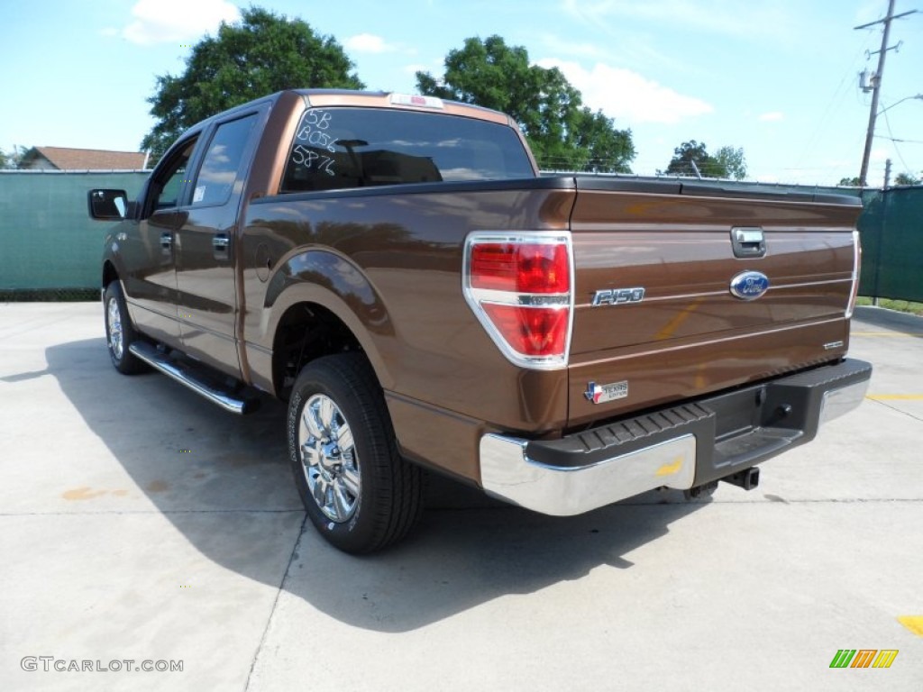 2012 F150 XLT SuperCrew - Golden Bronze Metallic / Pale Adobe photo #5