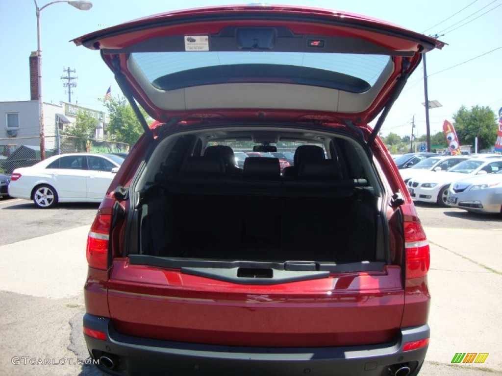 2009 X5 xDrive30i - Vermillion Red Metallic / Black photo #11