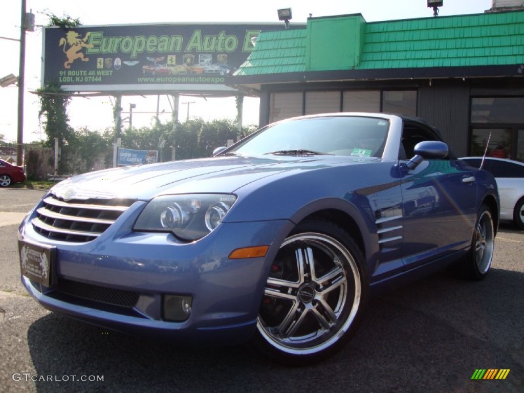 2005 Crossfire Limited Roadster - Aero Blue Pearlcoat / Dark Slate Grey/Medium Slate Grey photo #1