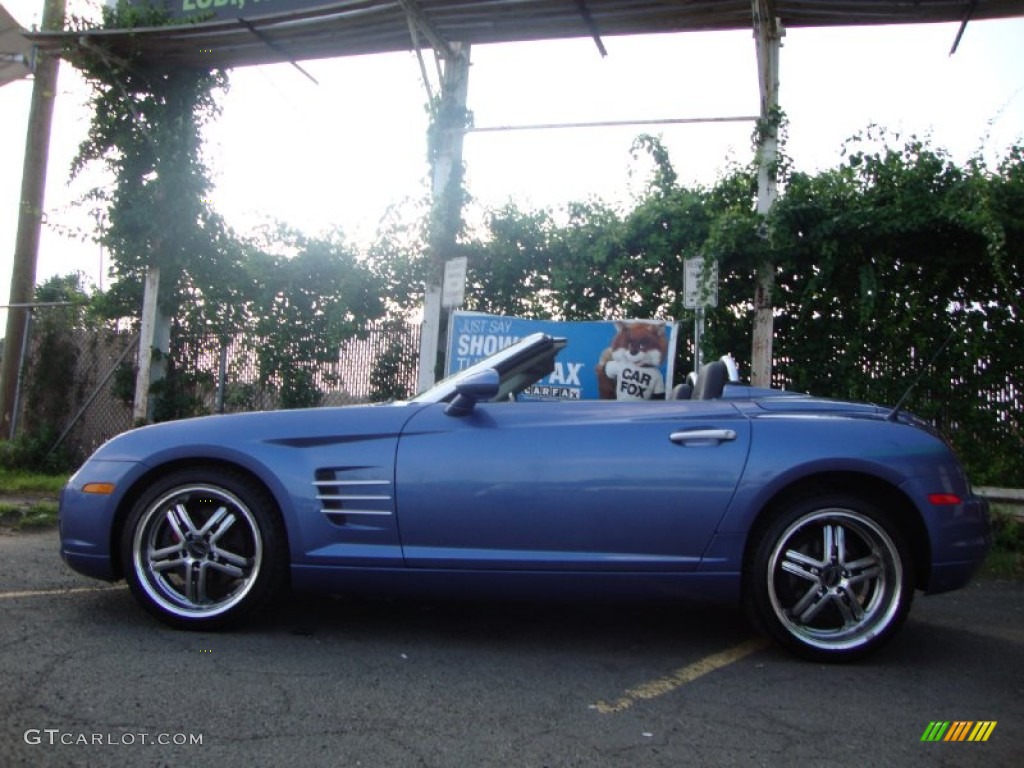 2005 Crossfire Limited Roadster - Aero Blue Pearlcoat / Dark Slate Grey/Medium Slate Grey photo #20