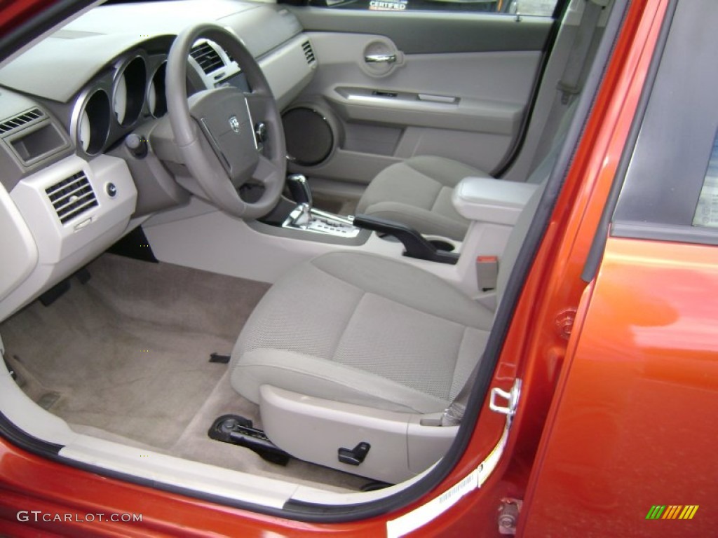 2008 Avenger SXT - Sunburst Orange Pearl / Dark Khaki/Light Graystone photo #10