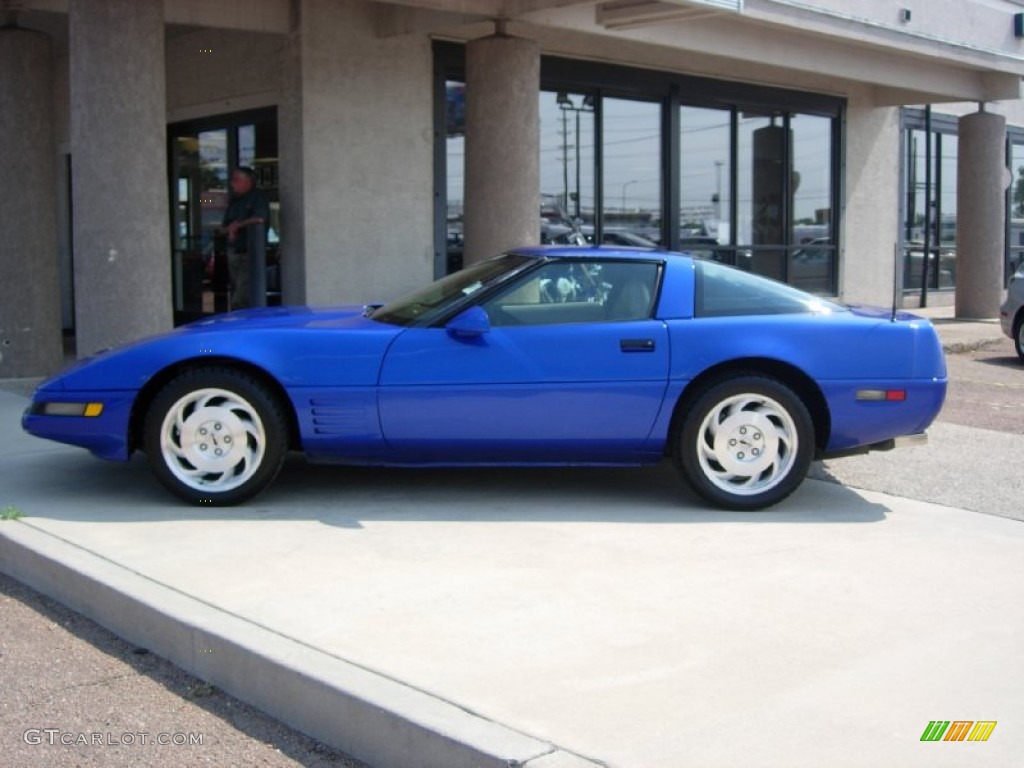 Admiral Blue 1994 Chevrolet Corvette Coupe Exterior Photo #67372274