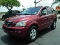 2006 Radiant Red Kia Sorento LX  photo #9