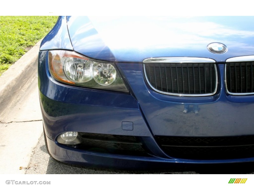2007 3 Series 328i Sedan - Montego Blue Metallic / Beige photo #17