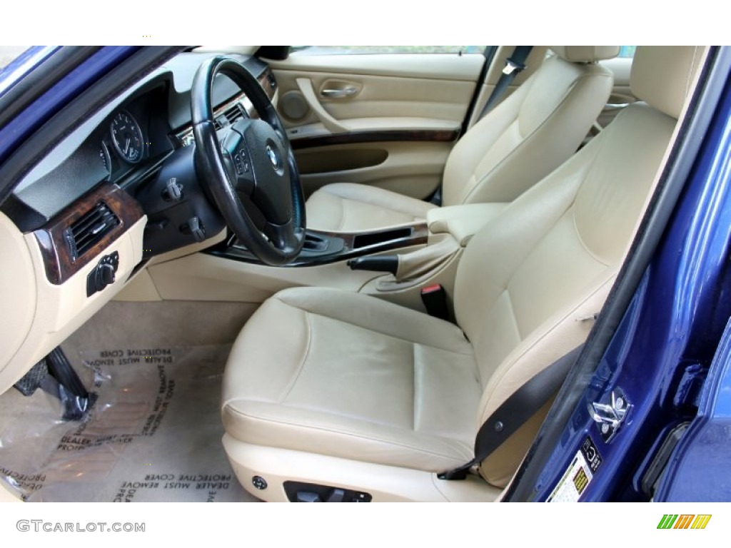 2007 3 Series 328i Sedan - Montego Blue Metallic / Beige photo #35