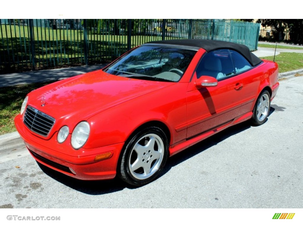 Magma Red Mercedes-Benz CLK