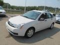 2009 White Suede Ford Focus S Sedan  photo #4