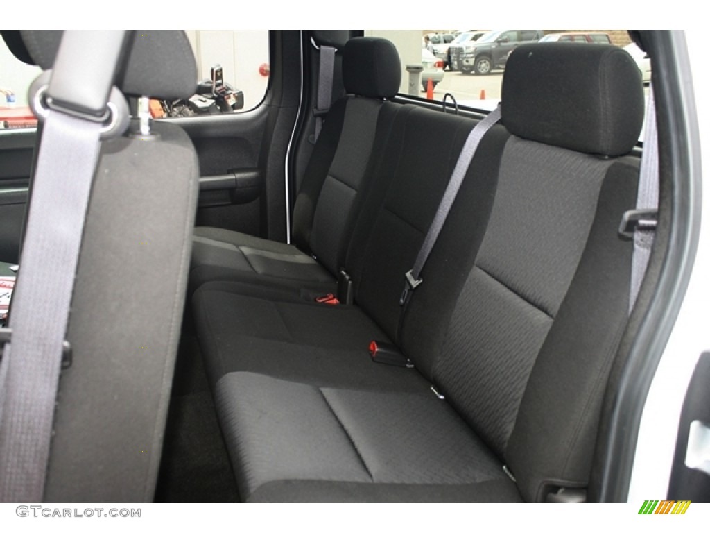 Ebony Interior 2010 Chevrolet Silverado 1500 LT Extended Cab Photo #67376168