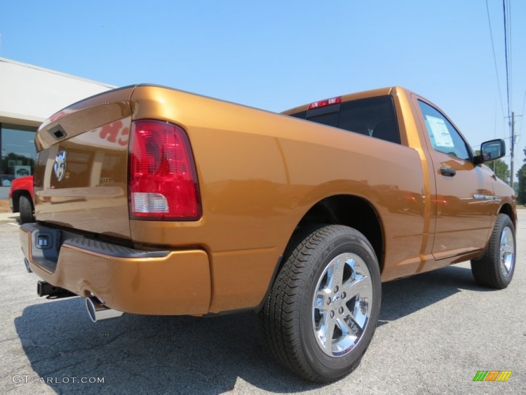 Tequila Sunrise Pearl 2012 Dodge Ram 1500 Express Regular Cab Exterior Photo #67376657