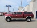 2011 Deep Cherry Crystal Pearl Dodge Ram 2500 HD Laramie Crew Cab 4x4  photo #2