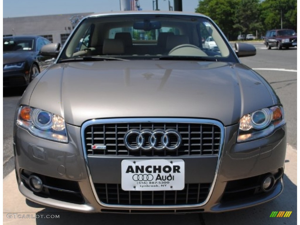 2009 A4 2.0T quattro Cabriolet - Dakar Beige Metallic / Beige photo #2