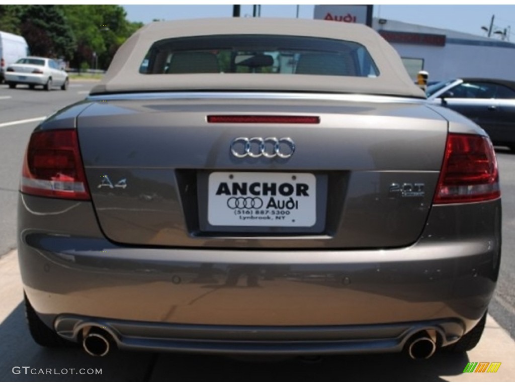 2009 A4 2.0T quattro Cabriolet - Dakar Beige Metallic / Beige photo #5