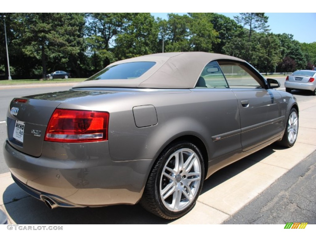 2009 A4 2.0T quattro Cabriolet - Dakar Beige Metallic / Beige photo #6