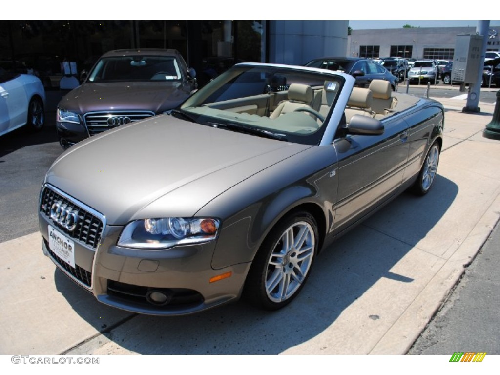 2009 A4 2.0T quattro Cabriolet - Dakar Beige Metallic / Beige photo #18